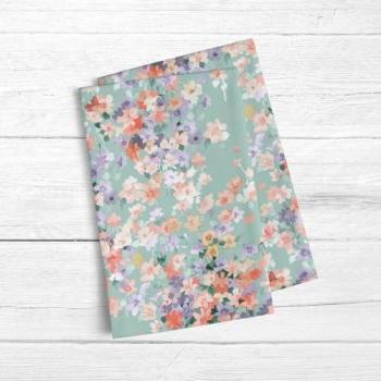 Set de Paños Belum 0120-363 Azul Multicolor 45 x 70 cm Flores