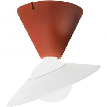 Plafón LED Stilnovo Fante, 2.700 K, rojo