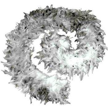 Bristol Novelty - BA1672 - Boa de Plumas, 80 g, Talla única, Color Blanco Blanco Blanco Talla única