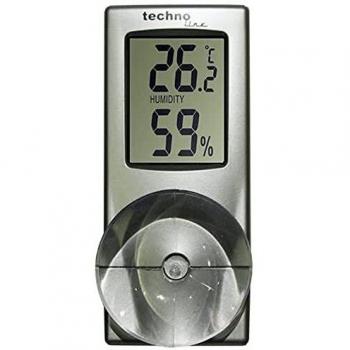 TechnoLine WS 7025 Estación de Temperatura, Plástico, Plata