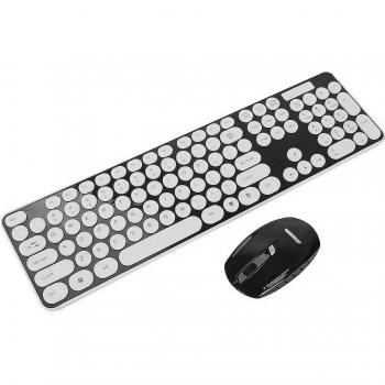 Combo inalámbrico de Teclado y Ratón HK3960 con Diseño Ergonómico
