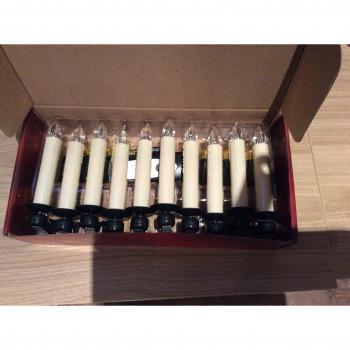 LED-velas de Navidad de forma inalámbrica BASIS-SET 10 BS WW, Box