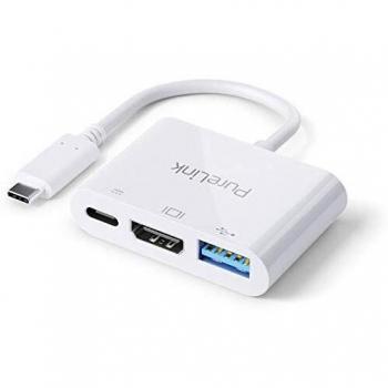 Adaptador Multiport USB-C PureLink IS270 - HDMI, USB-A 3.1, USB-C DP-Alt Mode, 0.10 m