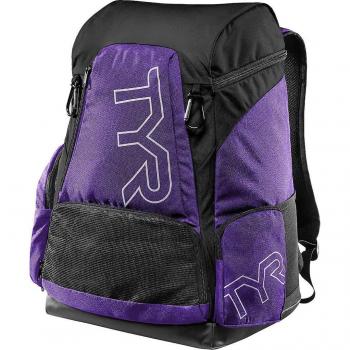Mochila TYR Alliance Team 45L Negra y Lila