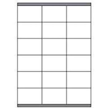 Tico CAJA 100 HOJAS ETIQUETAS BLANCAS CON MÁRGENESLÁSERINYECCIÓN DE TINTAFOTOCOPIADORAS70X48 MM MEGASTAR LP4MS7048