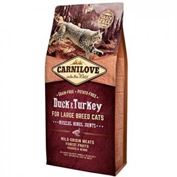 Carnilove Feline Adult Large Pato Pavo 6Kg 6000 g