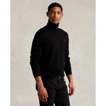 Polo Ralph Lauren Men's Knit Turtleneck Sweater - Black - Size XL