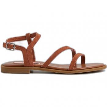 Sandalias Pepe Jeans Hayes Folk Marrón de piel planas para mujer