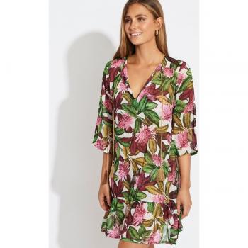 Vestido de Playa Corto Estampado Selmark