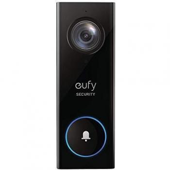 Anker T82101W1 Timbre DE Puerta con Camara EUFY 2K, Negro