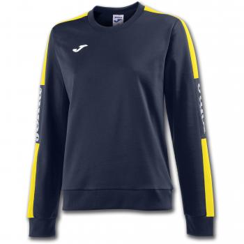 Joma Champion IV Sudaderas, Niñas, Marino-Amarillo, XS