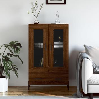 Armario de madera multicapa Roble Marrón 69,5x31x115 cm