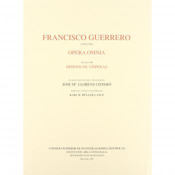 Opera omnia. Tomo XII. Himnos de vísperas