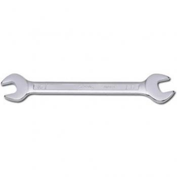 Llave de dos bocas SONIC 4140607, fabricada en acero al carbono, con acabado niquelado, longitud de 200 mm, diseño ergonómico para un mejor agarre y mayor torque