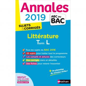 Littérature Tle L : Sujets & corrigés