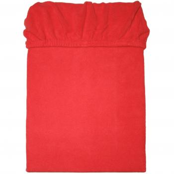 MESANA C-10001/32 sábana Bajera Ajustable de Microfibra Polar, 100 x 200 cm Aproximadamente 90 -, Rojo