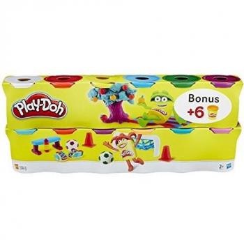 Play Doh - Pack 6+6 Botes de plastilina
