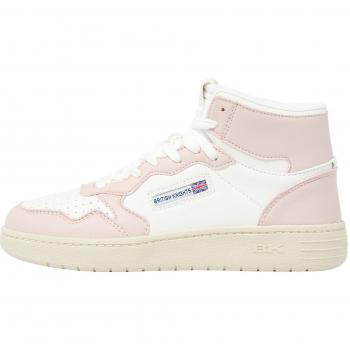 British Knights Noors Mid Women's Sneakers - White/Pink