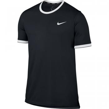 Nike M Nkct Dry Team Camiseta de Manga Corta de Tenis, Hombre, Negro