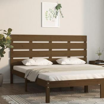 Cabecero para cama Miel 200x3x80 cm Madera maciza de pino