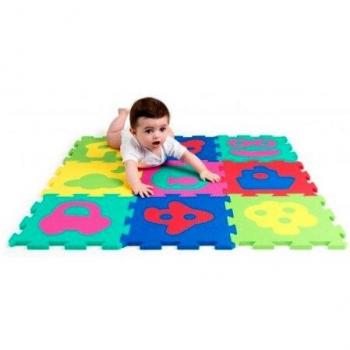 Baby to Love 350147 - Alfombra de juego y gimnasio, diseño Puzzles