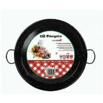 Orbegozo PXH 4026 Paellera Honda esmaltada, Negro