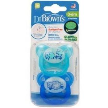 Dr Brown's Chupete Silicona Nocturno Prevent 0-6M 2uds