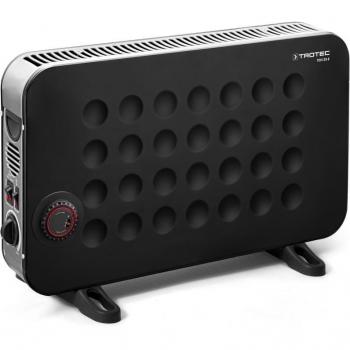 Convector de diseño Trotec TCH 25 E, 2000W, termostato ajustable, función ventilador, protección contra sobrecalentamiento, portátil y ligero