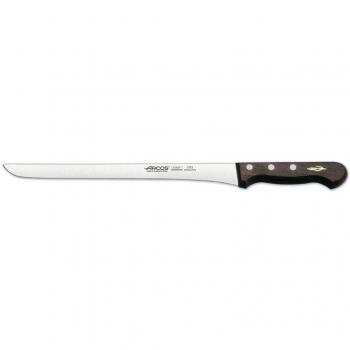 Arcos Serie Atlantico, Cuchillo Jamonero Flexible, Hoja de Acero Inoxidable de 170 mm, Mango de madera Palisandro color Marrón