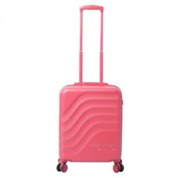 Maleta Trolley Cabina Expandible Bazy+ S Color Rojo Burdeos, 39L, Ruedas 360º, Resistente a Impactos, Manija Telescópica, Correas Internas y Candado TSA