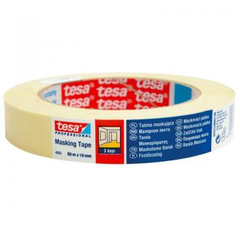 Removable Yellow Masking Tape, 50m x 30mm, Up to 3 Days