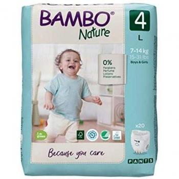 Bambo Nature Pants Maxi Talla 4 (7-14 kg) - Paquete de 20 unidades