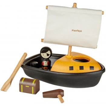Barco Pirata de Madera Eco-Friendly - Plan Toys
