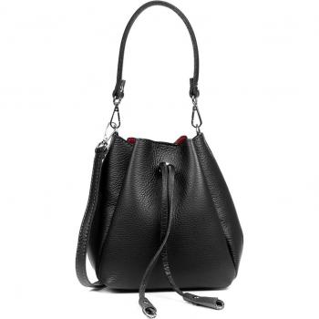 Bolso de mano Idea en piel auténtica Dollaro, diseño exclusivo Firenze Artegiani.