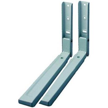 Soporte para Microondas Nordlinger Pro - Juego de 2 - Hasta 50 kg - Color Gris - Compatible con hasta 700 Watt