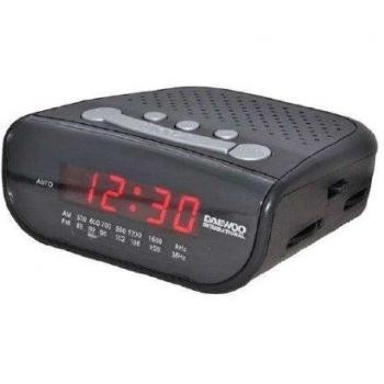 Daewoo DCR-26 - Radiodespertador, color negro