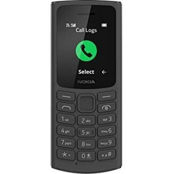 Nokia 105 4G Teléfono Móvil Dual SIM Pantalla de 1.77 Color Negro con Radio FM y Linterna