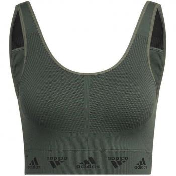 Sujetador Deportivo Adidas Aeroknit Oliva