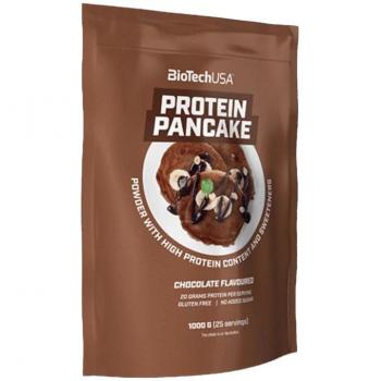 Pancake Proteico BioTech USA Sabor Chocolate 1000 g Sin Azúcar Añadido