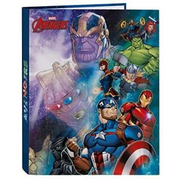 safta Carpeta con Folios.4 Anillas de Avengers Heroes Vs Thanos, 265x330mm