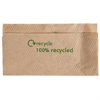 Nextday Catering gh030 Servilletas de papel kraft reciclado, 1 capa