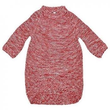 Niña TuttiFrutti Moteada Color Largo Invierno Moda Jersey tallas desde 7 a 14 Años - sintético, Rojo, 100% acrílico, Niña, 146/152