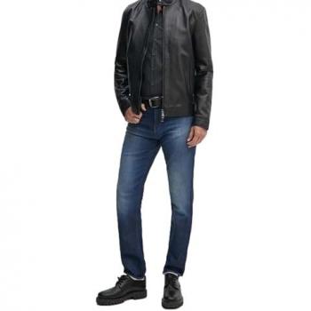 Armani Exchange Slim-Fit 5-Pocket Indigo Denim Jeans for Men, Size W34