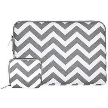 MOSISO - Fundas para Portatil Estilo Chevron Tela de Lona Funda Blanda Bolso Sleeve para MacBook 12 con Retina Display A1534