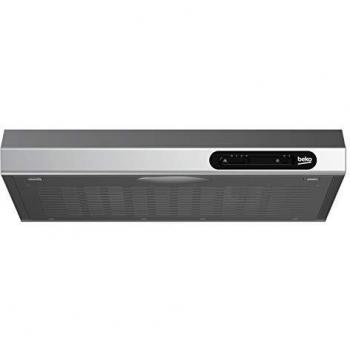Campana extractora Beko CFB 5310 X en acero inoxidable con capacidad de extracción de 125 m³/h y nivel de ruido de 62 dB
