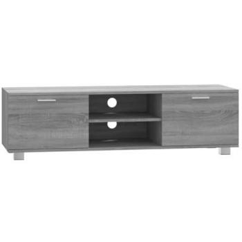Mueble de TV madera contrachapada gris Sonoma 140x40,5x35 cm