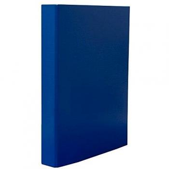 Makro Paper 0211 - Carpeta de anillas y cartón forrado PP 4/25 mm, azul
