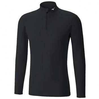 MIZUNO BT Mid Weight Camiseta Caballero, Negro, S