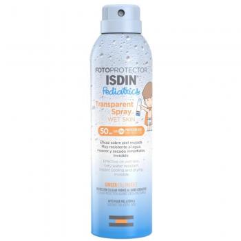 Isdin Fotoprotector Solar para Niños Spray Transparente Piel Mojada SPF 50+ 250 ml