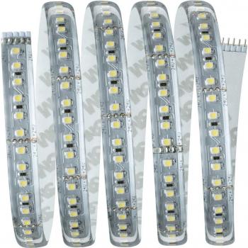 Kit Base Tira LED Paulmann MaxLED 1000, 1.5m, Luz Diurna IP44, 17W, 1650lm, Plata